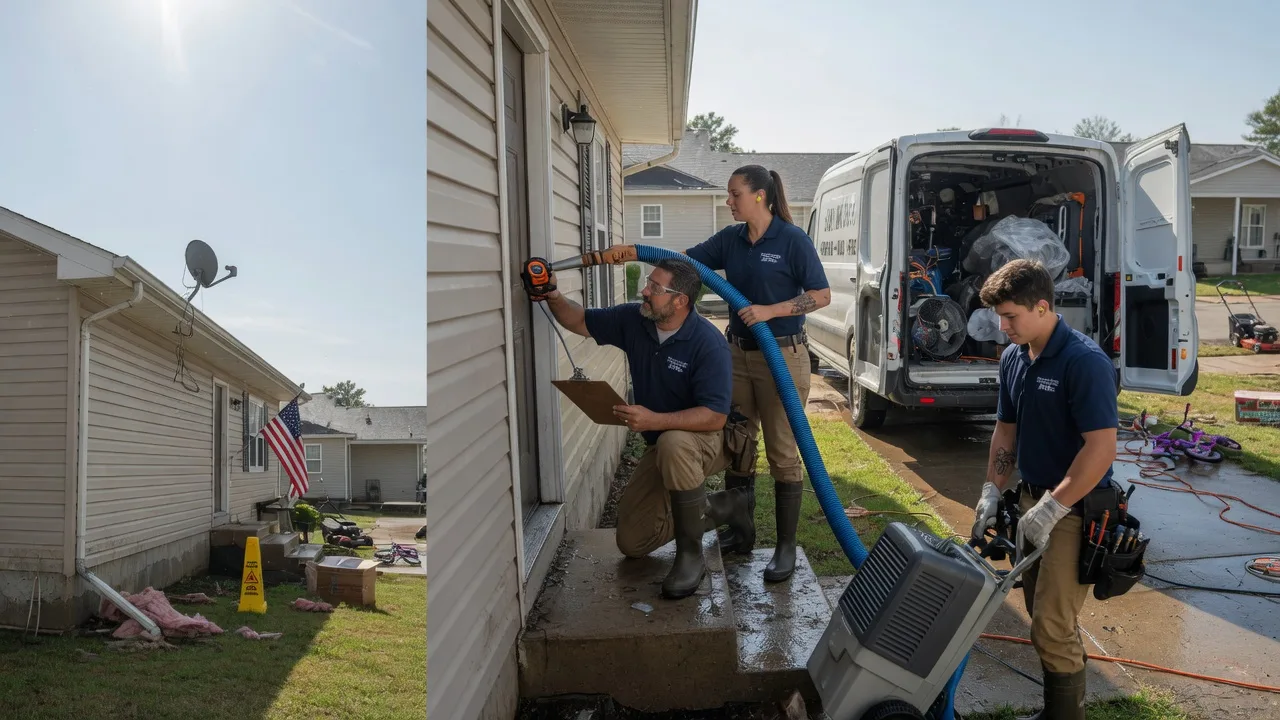 Ceiling Water Damage Restoration in Hernshaw, WV near me